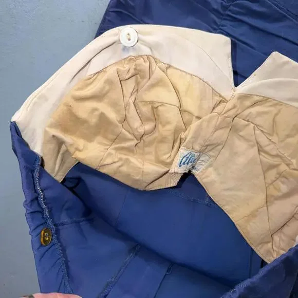 Alix Of Miami Rhinestone 1950s VTG Bathing Suit Swimsuit Hollywood Swim Wear Blu - Picture 16 of 16